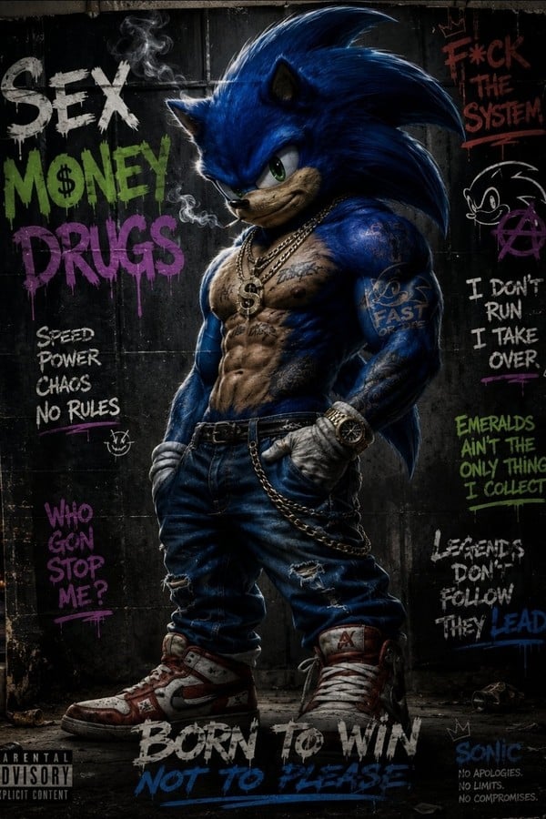 Sonic: we adult