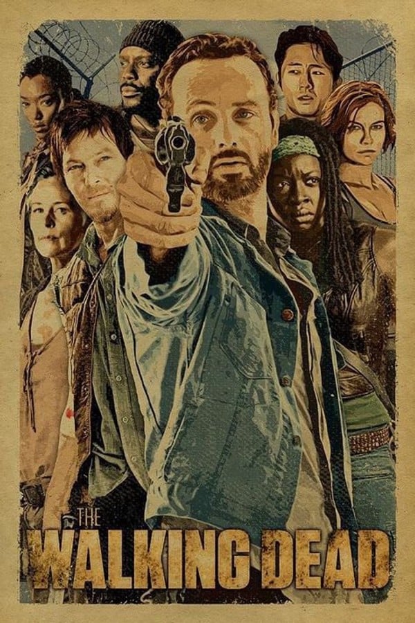 The walking dead but just High ratings episodes
