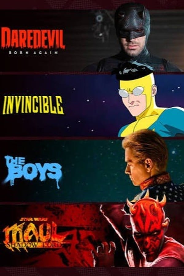 Invincible s4/ Daredevil ba s2/Maul s1/The Boys s5