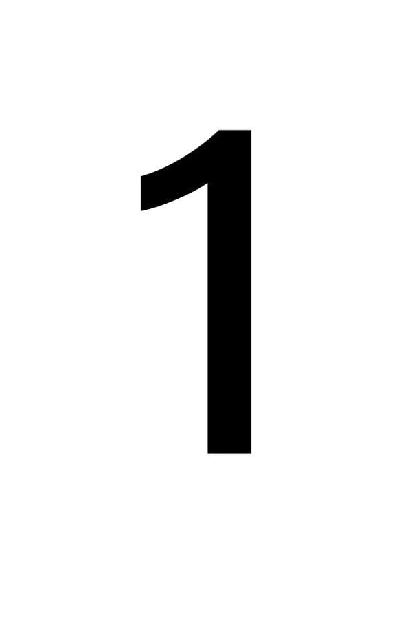 My rating of the numbers from 1 to 100.