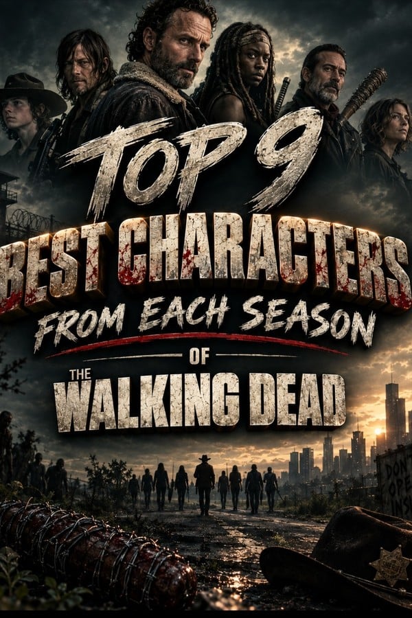 Top 9 best characters from each season of the walking dead